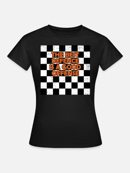Chess Player Master Chess Sayings - Frauen T-Shirt - Schwarz