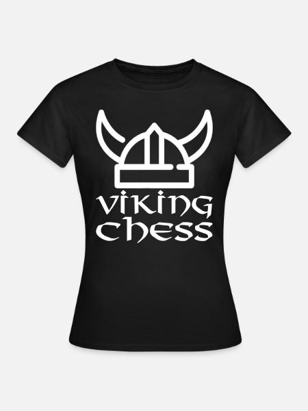 Viking Chess - Frauen T-Shirt - Schwarz