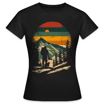 Fotografie Naturfotografie Spiegelreflexkamera - Frauen T-Shirt - Schwarz - Vorne - AI Model Female 172 dark (172cm)