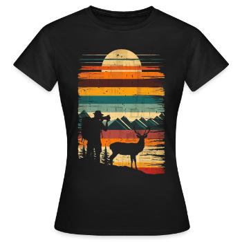 Fotografie Naturfotografie Spiegelreflexkamera - Frauen T-Shirt - Schwarz - Vorne - AI Model Female 172 dark (172cm)
