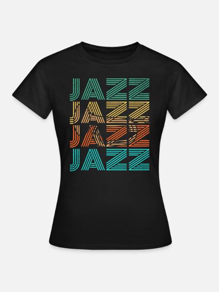 Jazz Musik - Frauen T-Shirt - Schwarz