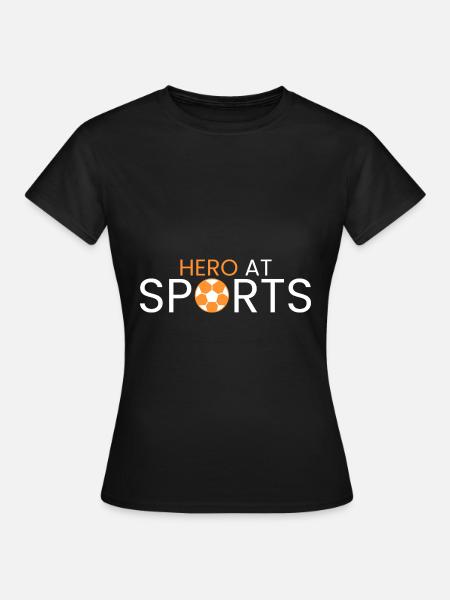 Held im Sport - Frauen T-Shirt - Schwarz