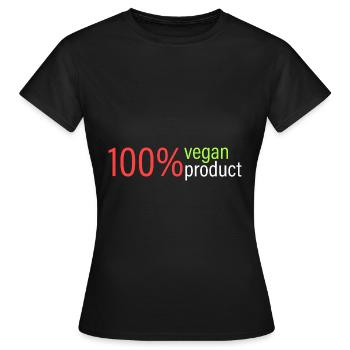 100% veganes Produkt - Frauen T-Shirt - Schwarz - Vorne - AI Model Female 172 dark (172cm)
