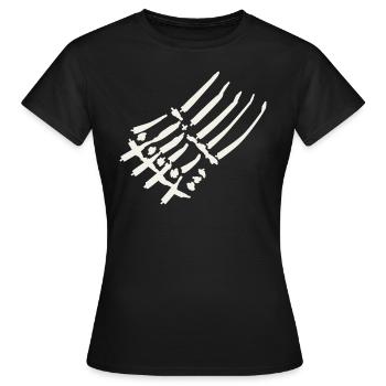 Kralle - Frauen T-Shirt - Schwarz - Vorne - AI Model Female 172 dark (172cm)