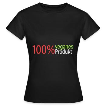 100% veganes Produkt - Frauen T-Shirt - Schwarz - Vorne - AI Model Female 172 dark (172cm)