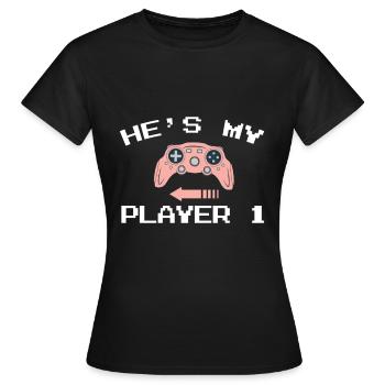partenaire - T-shirt Femme - noir - Devant - AI Model Female 172 dark (172cm)