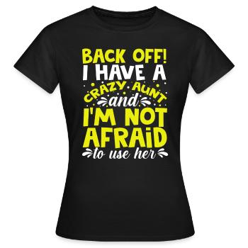 Tante folle - T-shirt Femme - noir - Devant - AI Model Female 172 dark (172cm)