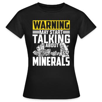 Drôle de jeu de mots géologue - T-shirt Femme - noir - Devant - AI Model Female 172 dark (172cm)
