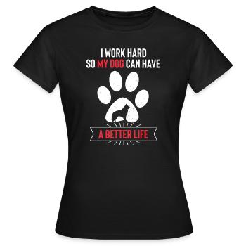 Belgian Tervuren - Women's T-Shirt - black - Front - AI Model Female 172 dark (172cm)