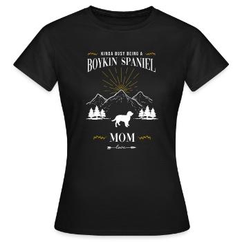 Boykin Spaniel - Women's T-Shirt - black - Front - AI Model Female 172 dark (172cm)