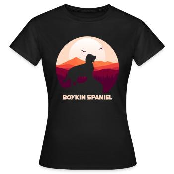 Épagneul Boykin - T-shirt Femme - noir - Devant - AI Model Female 172 dark (172cm)