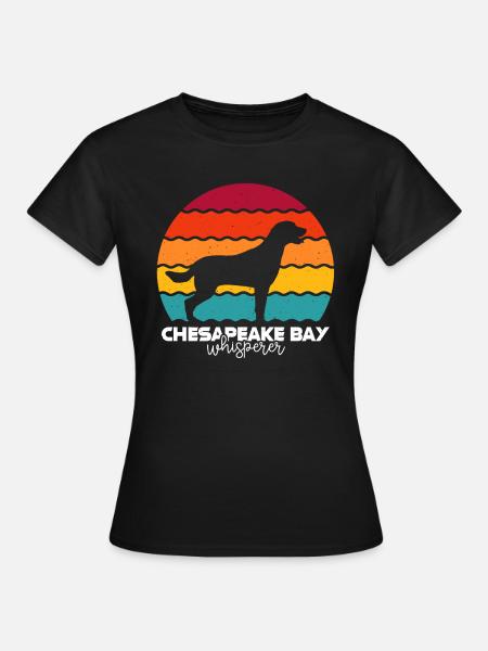 Chesapeake Bay Retriever - Frauen T-Shirt - Schwarz