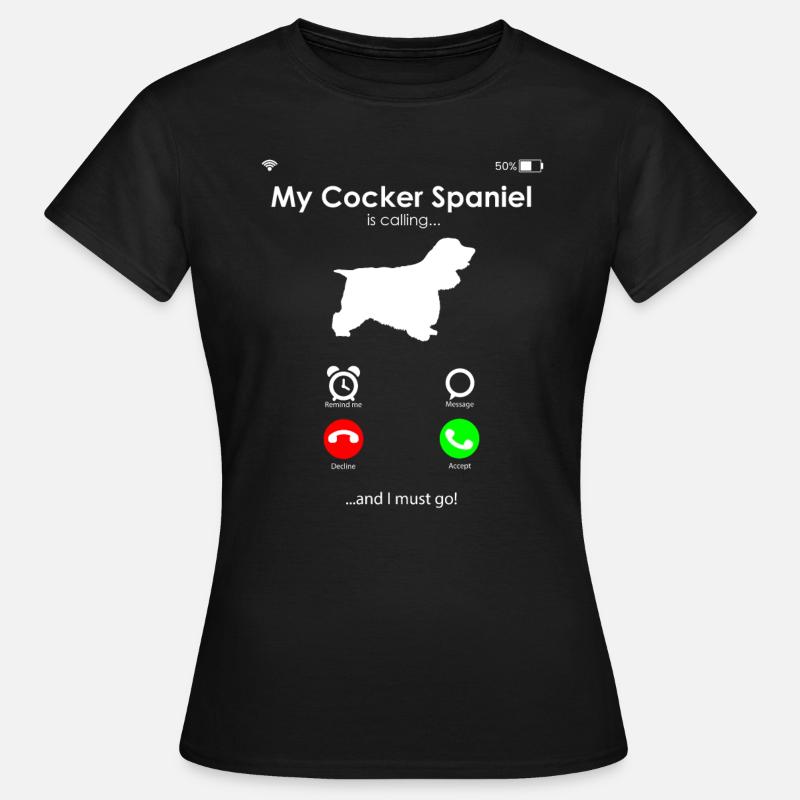 Cocker Spaniel - Women's T-Shirt - black