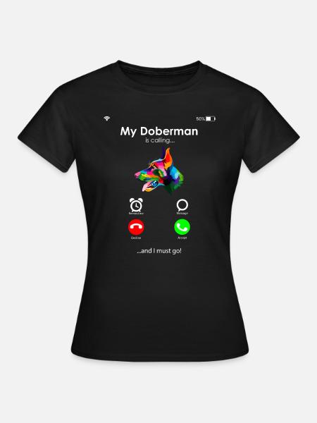 Dobermann - Frauen T-Shirt - Schwarz