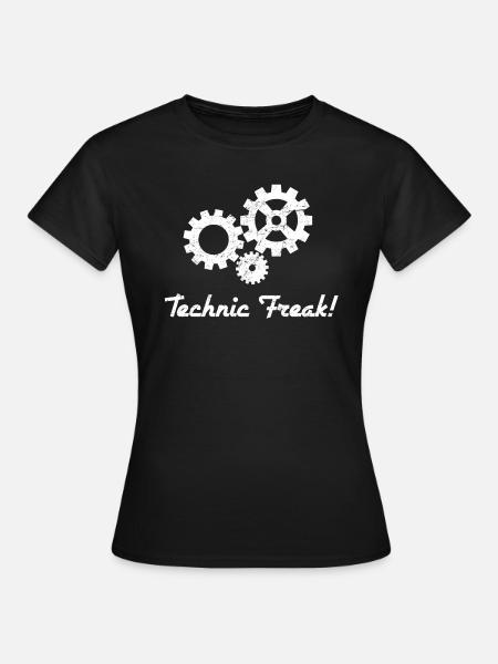 Techniker - Frauen T-Shirt - Schwarz
