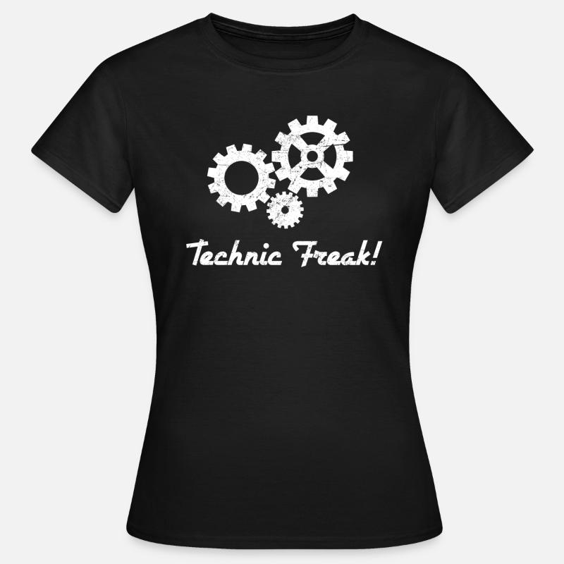 Techniker - Frauen T-Shirt - Schwarz