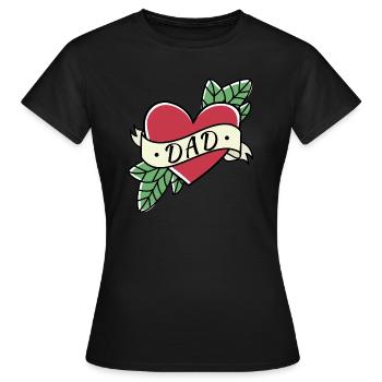 Meilleur papa - T-shirt Femme - noir - Devant - AI Model Female 172 dark (172cm)