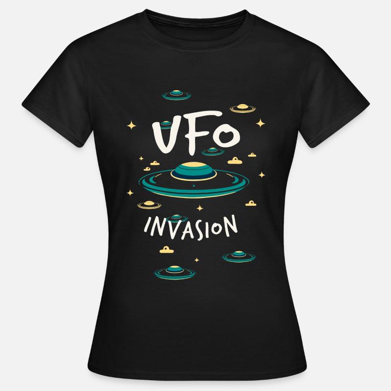 Ufo Invasion - Women's T-Shirt - black