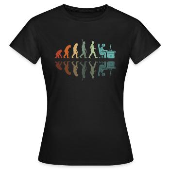 Développement des joueurs - T-shirt Femme - noir - Devant - AI Model Female 172 dark (172cm)