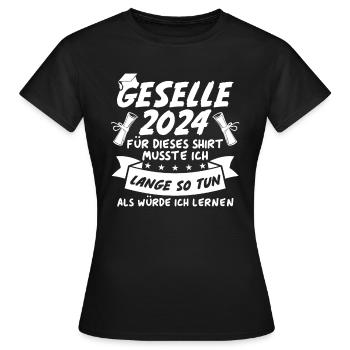 Compagnon 2024 - T-shirt Femme - noir - Devant - AI Model Female 172 dark (172cm)
