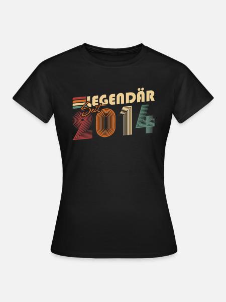 Legendär seit 2014 - Frauen T-Shirt - Schwarz