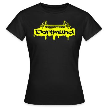 Dortmund - Women's T-Shirt - black - Front - AI Model Female 172 dark (172cm)