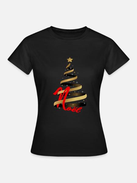Noël - T-shirt Femme - noir
