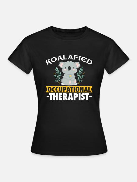 Toimintaterapeutti - Dame-T-shirt - sort