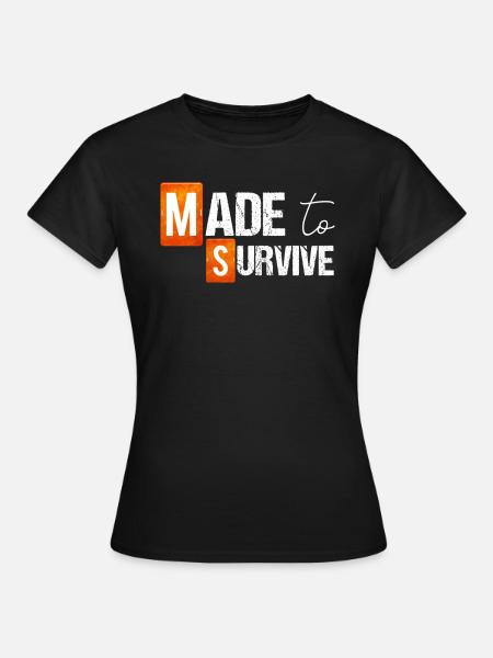 Sensibilisation à la sclérose en plaques - T-shirt Femme - noir