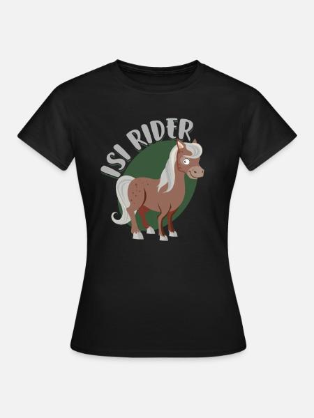 Islandpferd - Frauen T-Shirt - Schwarz