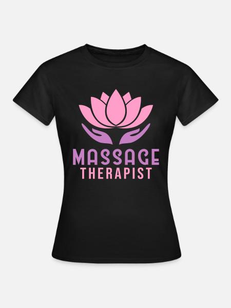MASSAGE THERAPIST Massage therapist - Women's T-Shirt - black