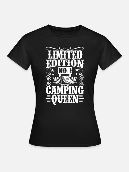 Tent Camper Mom Limited Edition - Frauen T-Shirt - Schwarz