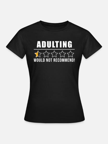 Growth Mindset Teacher Adulting - Frauen T-Shirt - Schwarz