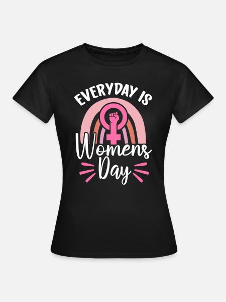 Feminist Womens Rights Female - Frauen T-Shirt - Schwarz