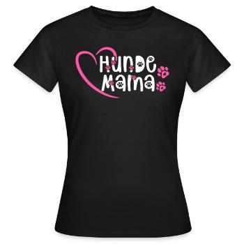 Hunde Mama Hundehalterin Geschenkidee - Frauen T-Shirt - Schwarz - Vorne - AI Model Female 172 dark (172cm)