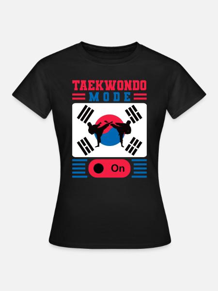 TKD Korean Martial Arts Tae Kwon - Frauen T-Shirt - Schwarz