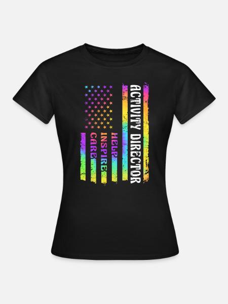 Flag Activity Director Help - Frauen T-Shirt - Schwarz