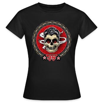 johnny boy - T-shirt Femme - noir - Devant - AI Model Female 172 dark (172cm)