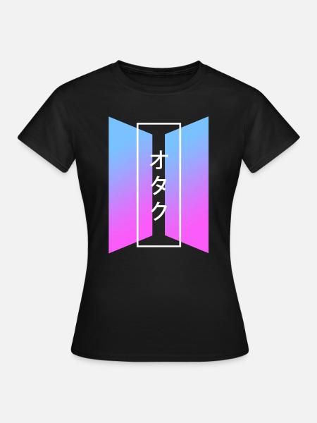 K-POP OTAKU Burn The Stage Design - T-shirt Femme - noir