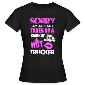 Camion camionneur conducteur van profession cadeau - T-shirt Femme - noir - Devant - AI Model Female 172 dark (172cm)