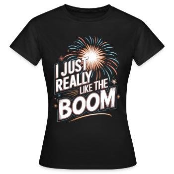 Pyrotechnics Fireworks Pyrotechnics - Women's T-Shirt - black - Front - AI Model Female 172 dark (172cm)