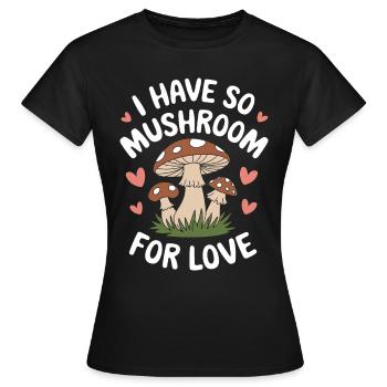 Champignons Champignons Champignon Champignon - T-shirt Femme - noir - Devant - AI Model Female 172 dark (172cm)