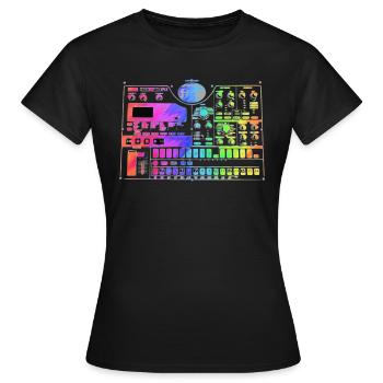 Rainbow Tribe - Frauen T-Shirt - Schwarz - Vorne - AI Model Female 172 dark (172cm)