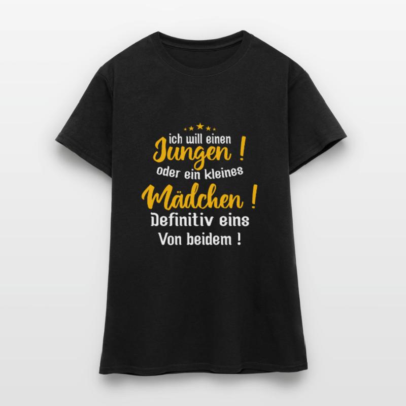 Kleiner Junge | ich will einen jungen oder ein Frauen T-Shirt