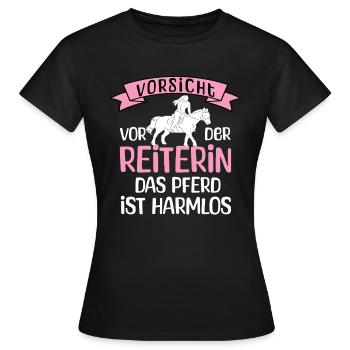 Beware of the rider - Women's T-Shirt - black - Front - AI Model Female 172 dark (172cm)