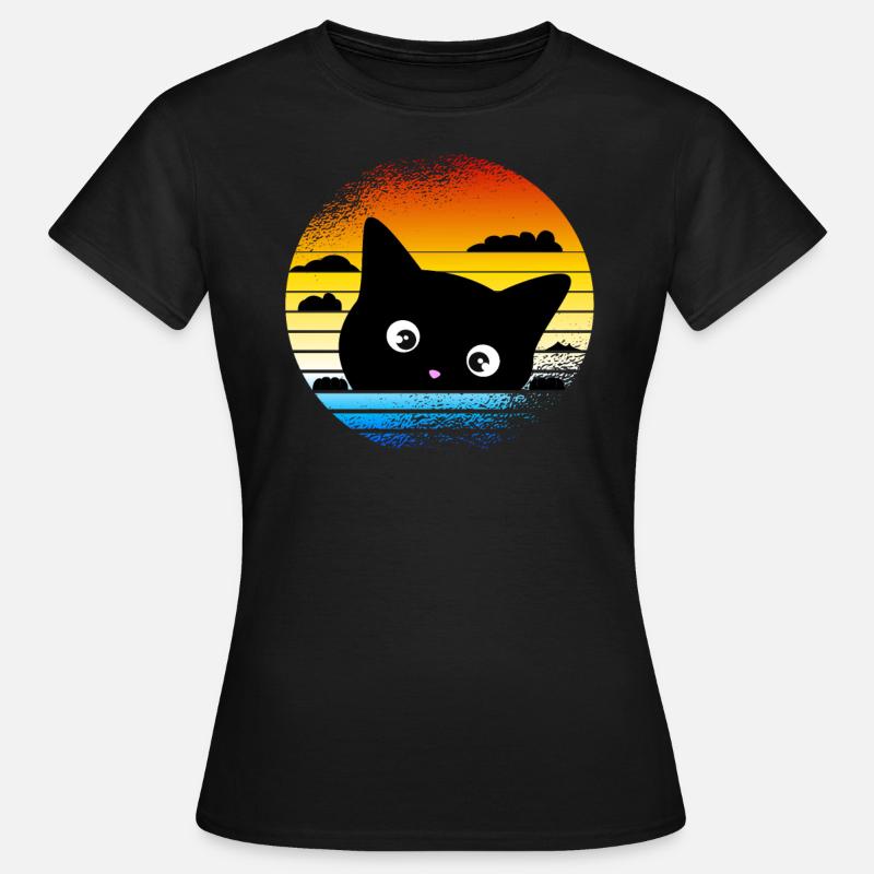 cat - Women's T-Shirt - black