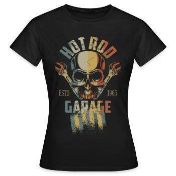 Hot Rod - T-shirt Femme - noir - Devant - AI Model Female 172 dark (172cm)