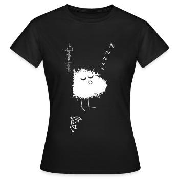 Woolly Beastie fully fed © Chyropterum Innoxius - Women's T-Shirt - black - Front - AI Model Female 172 dark (172cm)