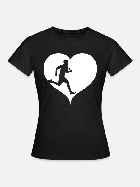 Athletics athlete relay race running - Women's T-Shirt - black