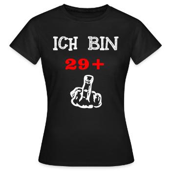 30er 30.Geburtstag 30 - Frauen T-Shirt - Schwarz - Vorne - AI Model Female 172 dark (172cm)